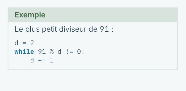 Dans un bloc