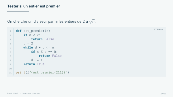 Code source